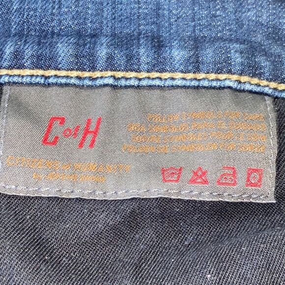 Citizens Of Humanity Dark Blue Boot Cut Jeans - Picture 6 of 16